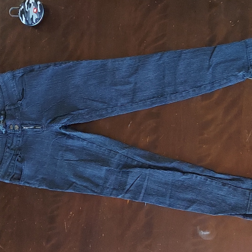Lip Service Pin Stripe Skinny Jeans